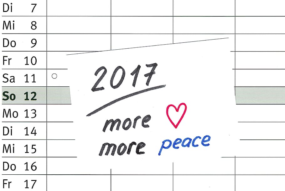 Calendário, Desejos, Promessas, 2017, anúncios, mês, Organizador pessoal, lembrete, calendário Data, número