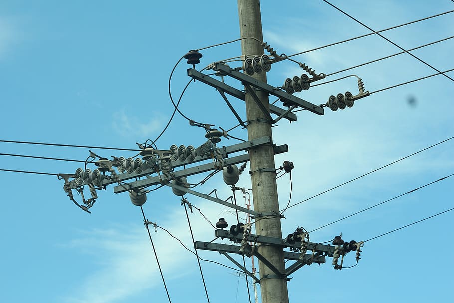 electricity, wire, power, electrical, cable, electrician, technology, industry, line, connection