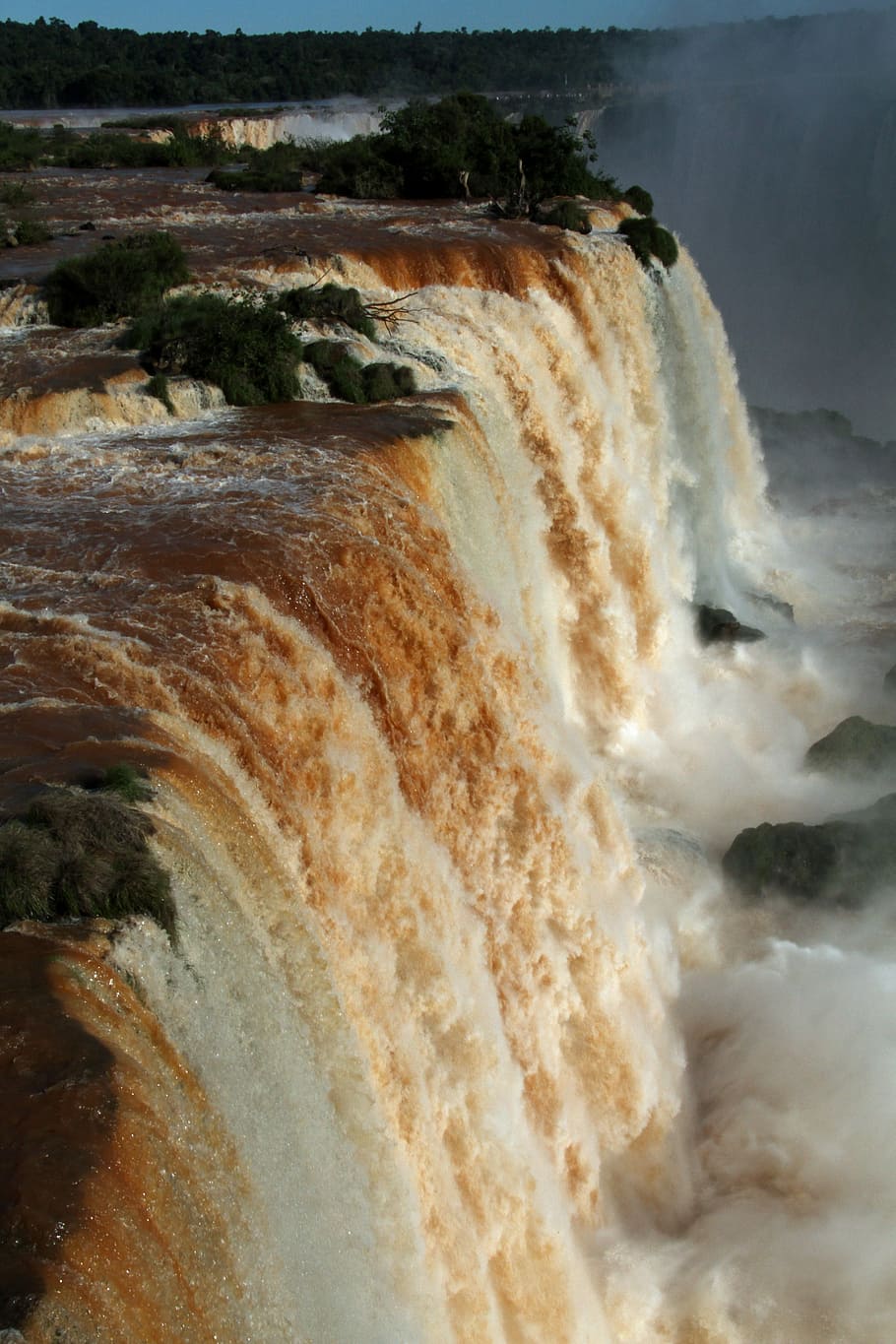 イグアスの滝, 滝, ブラジル, 水, 南, アメリカ, 風景, ユネスコ, カタラタス, 観光