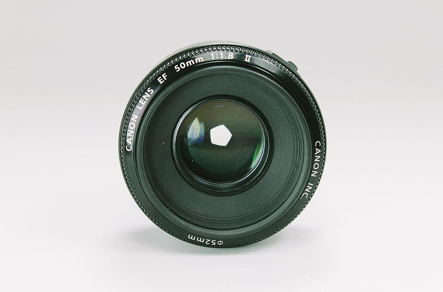 negro, lente de cámara canon, cámara, lente, digital, slr, fotografía, cámara - Equipo fotográfico, lente - Instrumento óptico, equipo