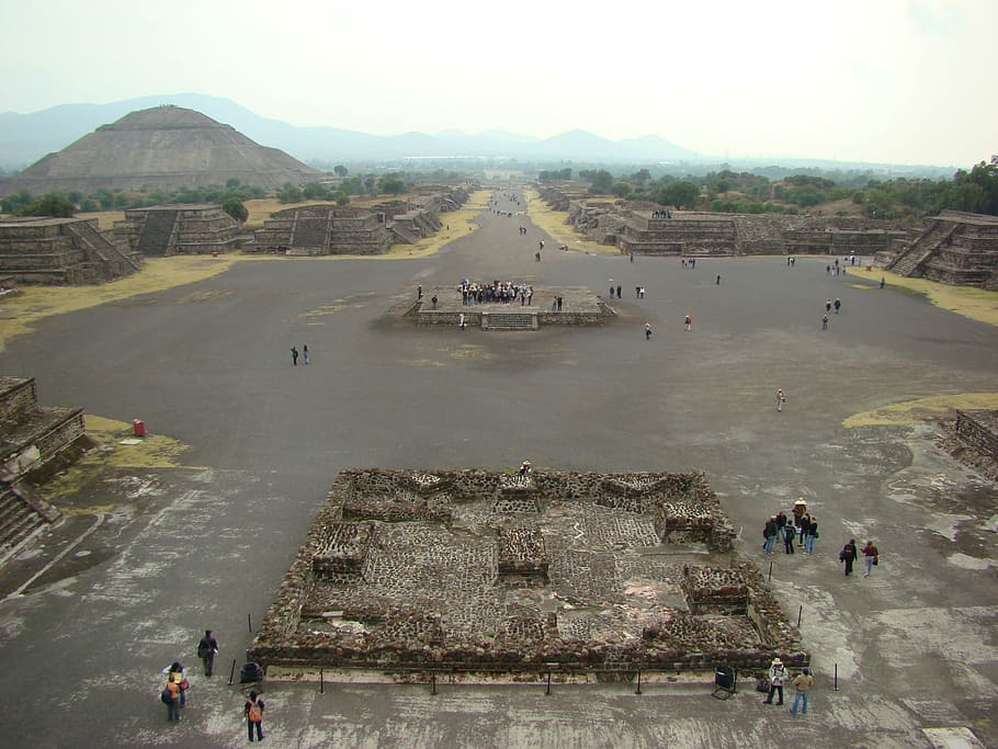 teotihuacan, pyramids, mexico, vestige, prehispanic, archeology, history, mesoamérica, old, historic site