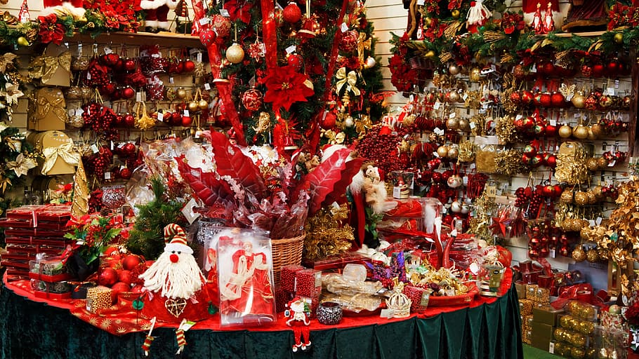 aneka warna dekorasi bertema natal, Latar Belakang, Perhiasan, Perayaan, natal, desember, dekorasi, dekoratif, hadiah, liburan