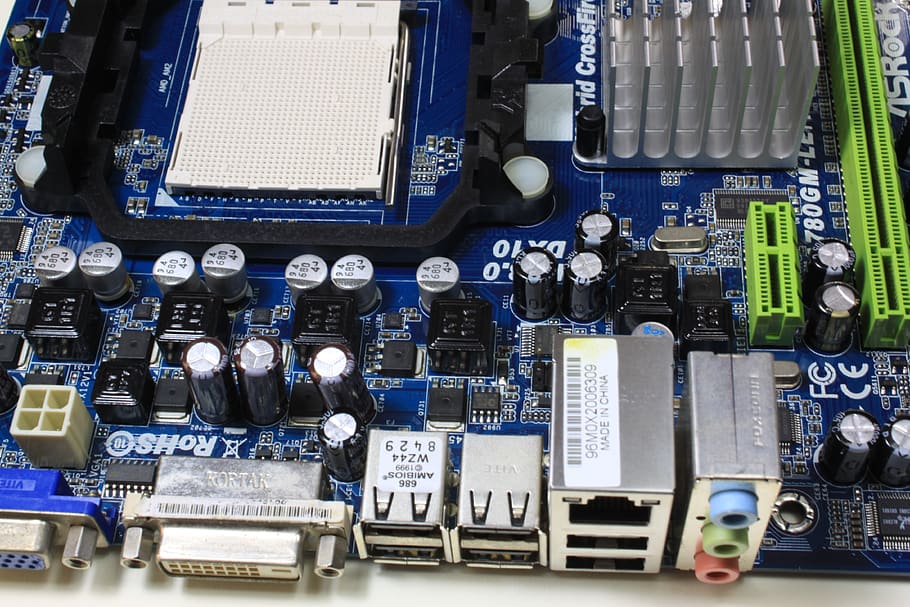 pc, mainboard, motherboard, computer, hardware, chip, cpu, processor, board, microchip
