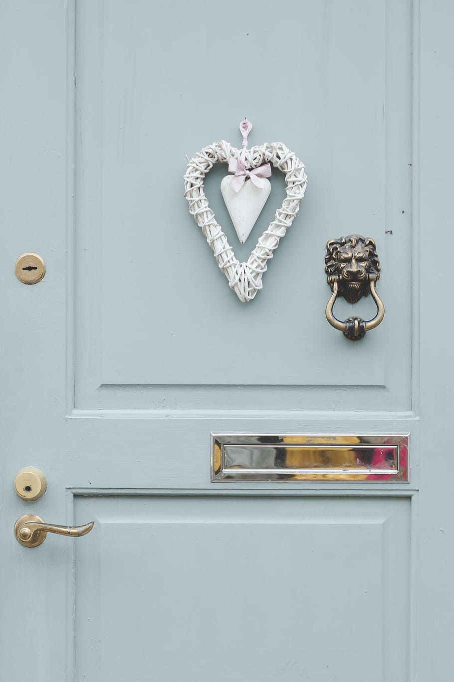 puerta, azul, ornamento, calle, escandinavia, elemento, decoración, entrada, pomo de la puerta, pomo