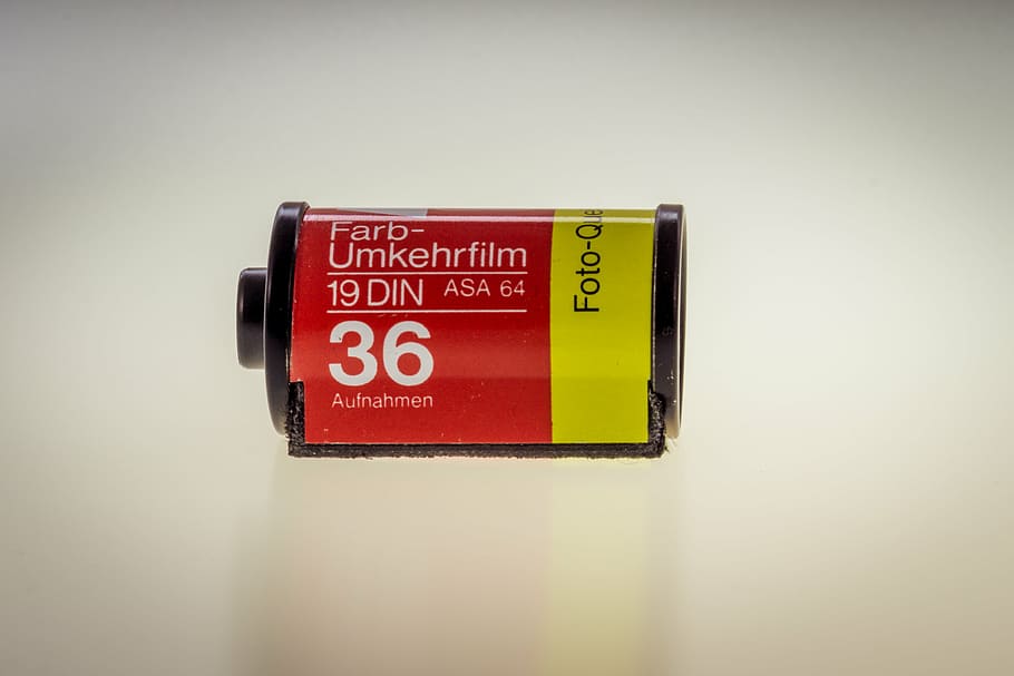 film, negatif, film secara bergantian, 60-an, 36 gambar, asa 64, vintage, retro, analog, kamera tua