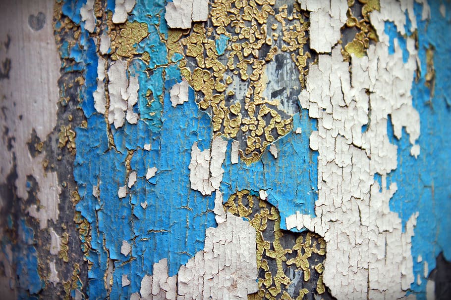 blue, white, painted, wood, textures, texture, old paint, old, decoration, urban