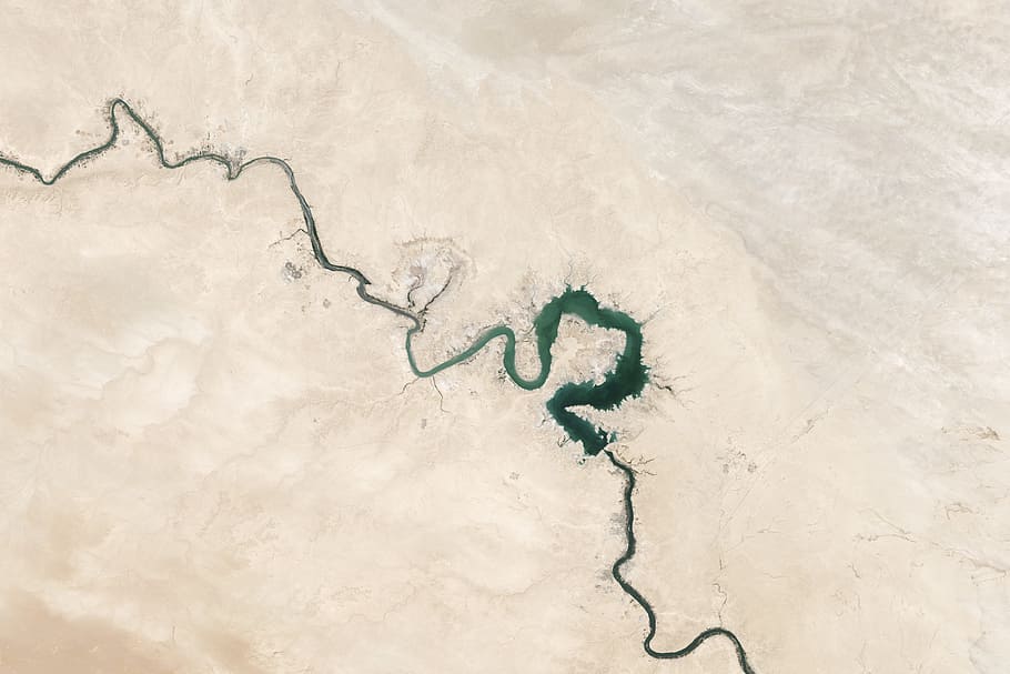 cracks, desert, dry, euphrates river, sand, topography, vast arid land, nature, land, pattern