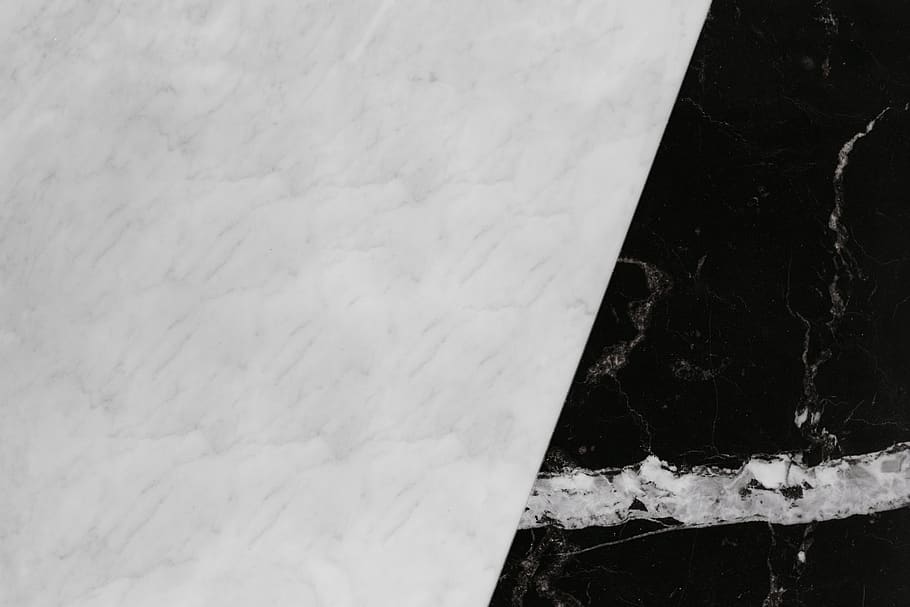 stone, texture, background, black and white, abstract, minimal, Marble, white, black, day