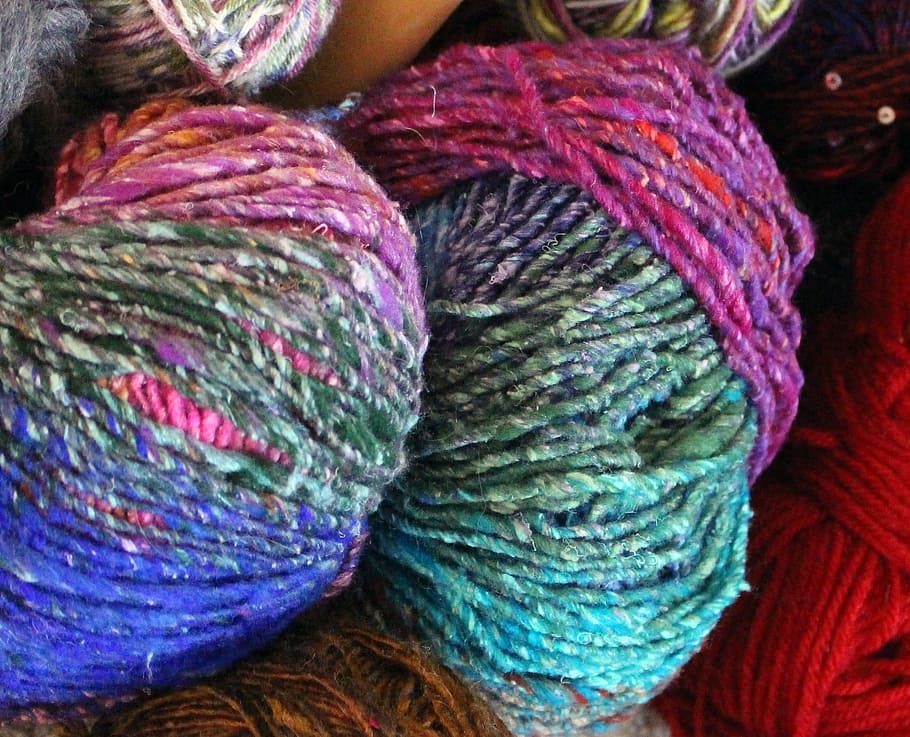 yarn, wool, color, handmade, textile, craft, hobby, ball, fiber, knit