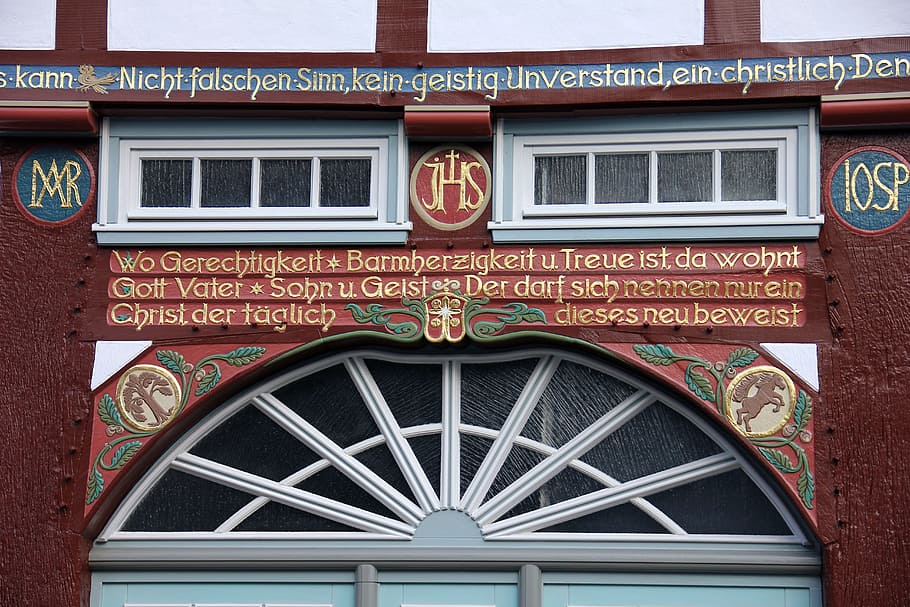 Building, Home, Truss, Specialist, fachwerkhaus, window, well maintained, gold, font, saying