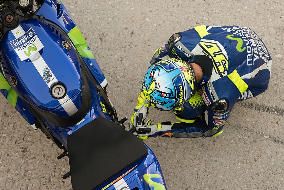person, sitting, motorcycle, motogp, valentino rossi, race, sample, doctor, the doctor, rossi