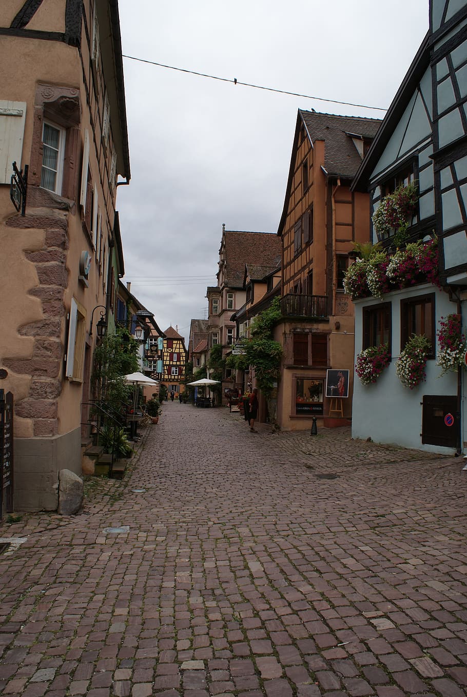 medieval, town, walls, alsace france, historic, old, europe, building, architecture, ancient