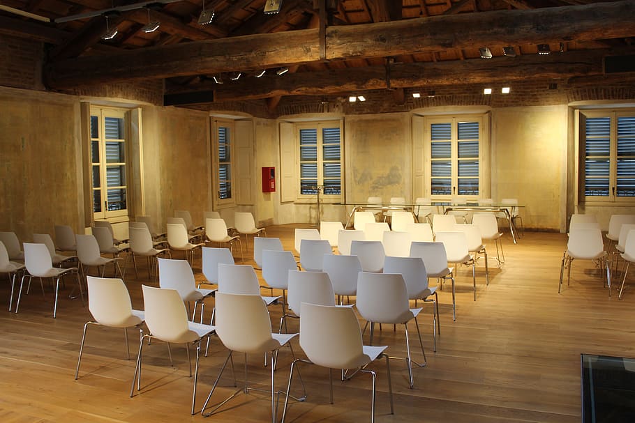 sala de reuniões, cadeiras, conferência, vários, negócios, cadeira, ninguém, mesa, dentro de casa, arquitetura e edifícios