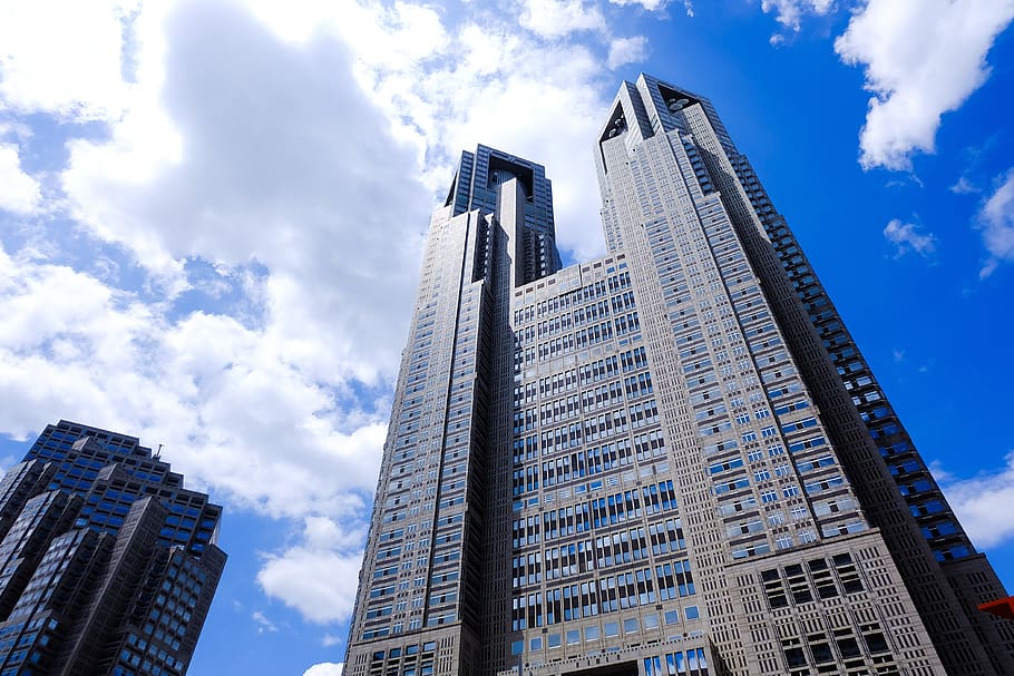 Tóquio, paisagem urbana, cidade, arranha-céu, Japão, arquitetura, edifícios, Shinjuku, marco, urbano