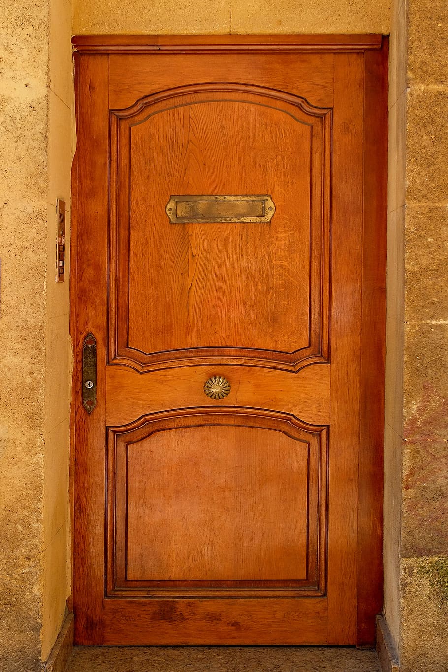木材, 木製, ドア, 家, 古代, 古い, 建築, マホガニー, 入り口, 木材-素材