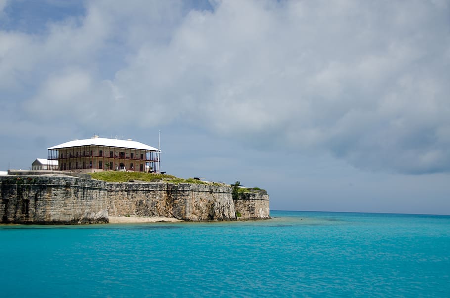 bermuda, ocean, travel, water, sea, sky, built structure, cloud - sky, building exterior, architecture