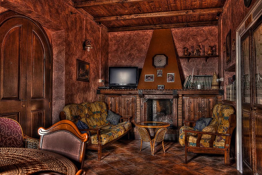 living room interior, house, ancient, castrocielo, italy, rustico, old, ancient home, lazio, architecture