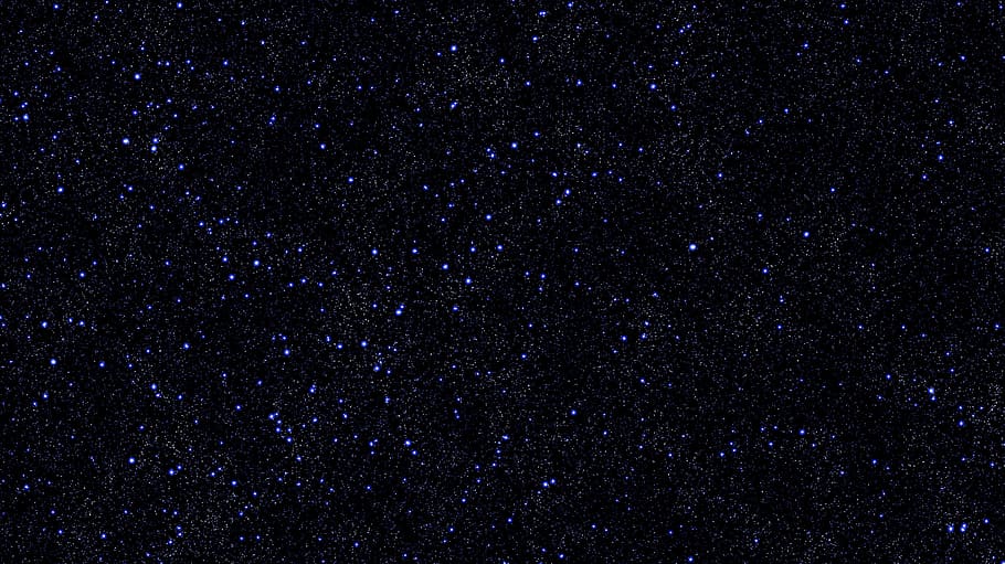 空, 完全, 星, 背景, 青, フォトショップ, 色, スペース, 暗い, かなり