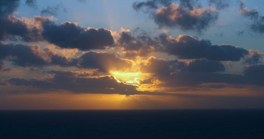 夕日 ハワイ 海 太陽 明るい 自然 アウトドア 島 水 空 Pxfuel