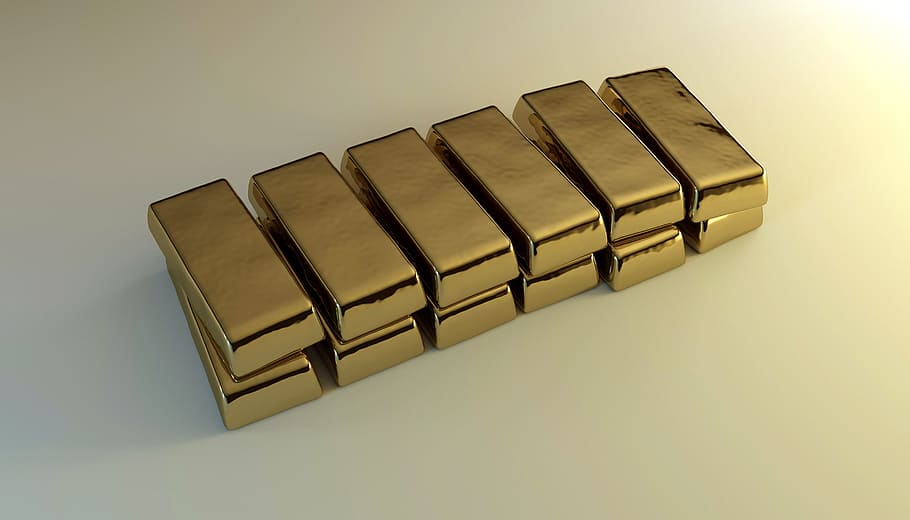 gold, bars, bullion, feingold, wealth, profits, values, save, capital, stock exchange - Pxfuel