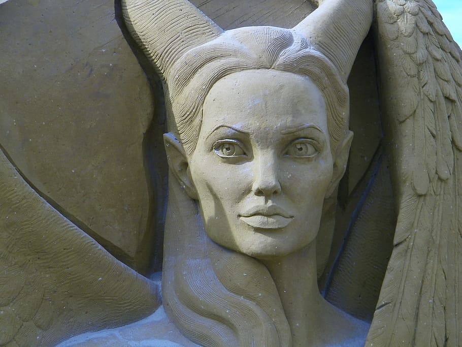 アンジェリーナ ジョリー像 祭り 砂の彫刻 トゥケ ディズニー キャラクター 悪 アートとクラフト 人間表現 彫刻 Pxfuel