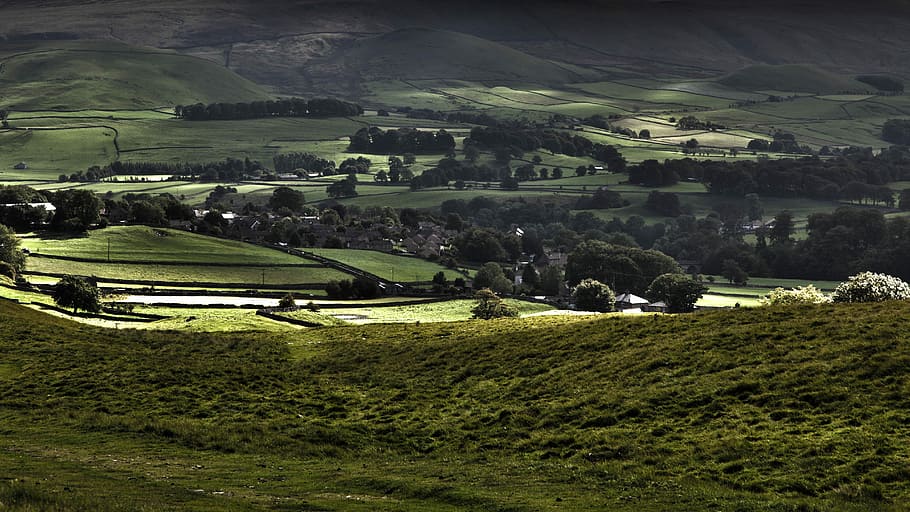 Country, Countryside, Dales, England, english, farm, field, fields, green, hill