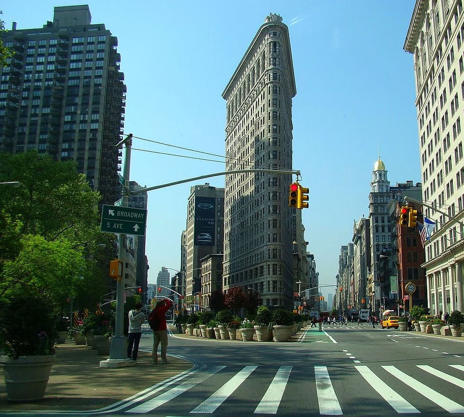 아이언 빌딩, 새로운, 요크 시티, 건물, 거리, 도시, 요크, 맨해튼, 건축, 시티
