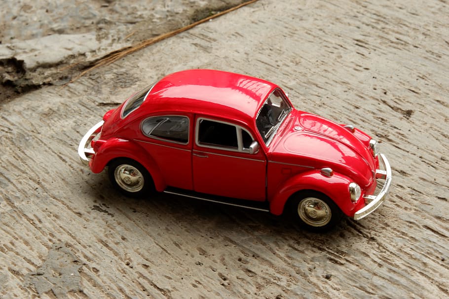 car, toy, red, side view, classic, retro, vintage, fun, funny, kid