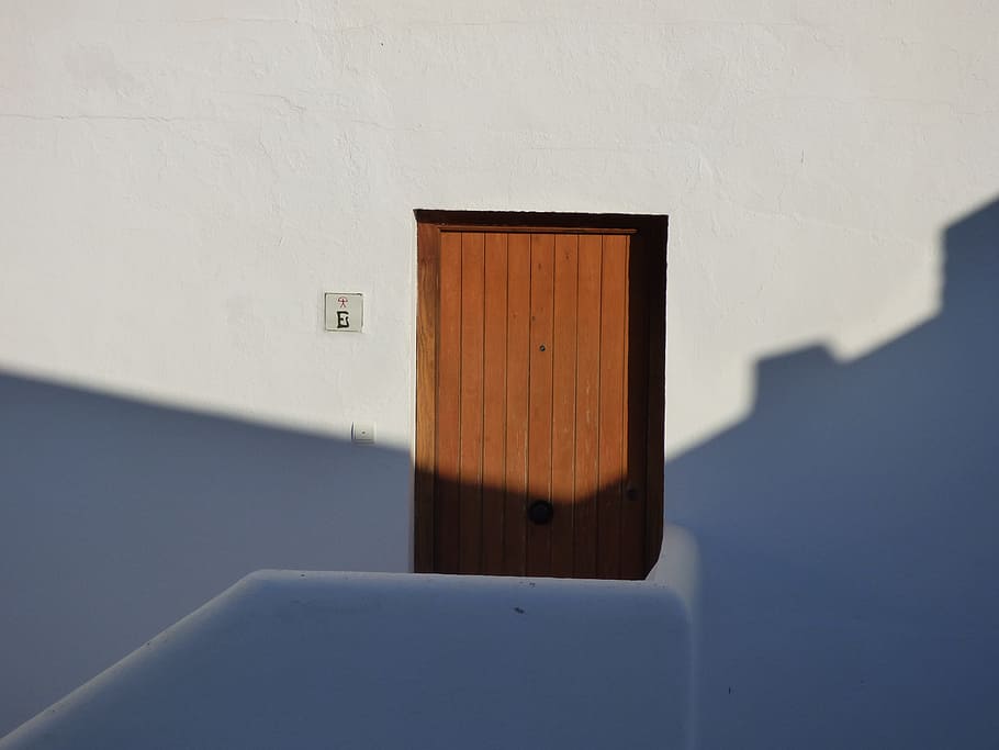 door, wall, shadow, sun, white, wooden, wood - material, wall - building feature, architecture, white color