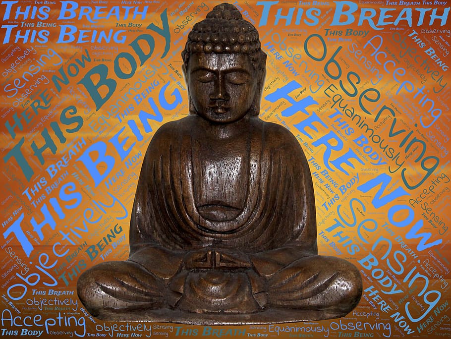 buddha, meditation, contemplation, statue, peace, zen, spirituality, serenity, tranquility, body