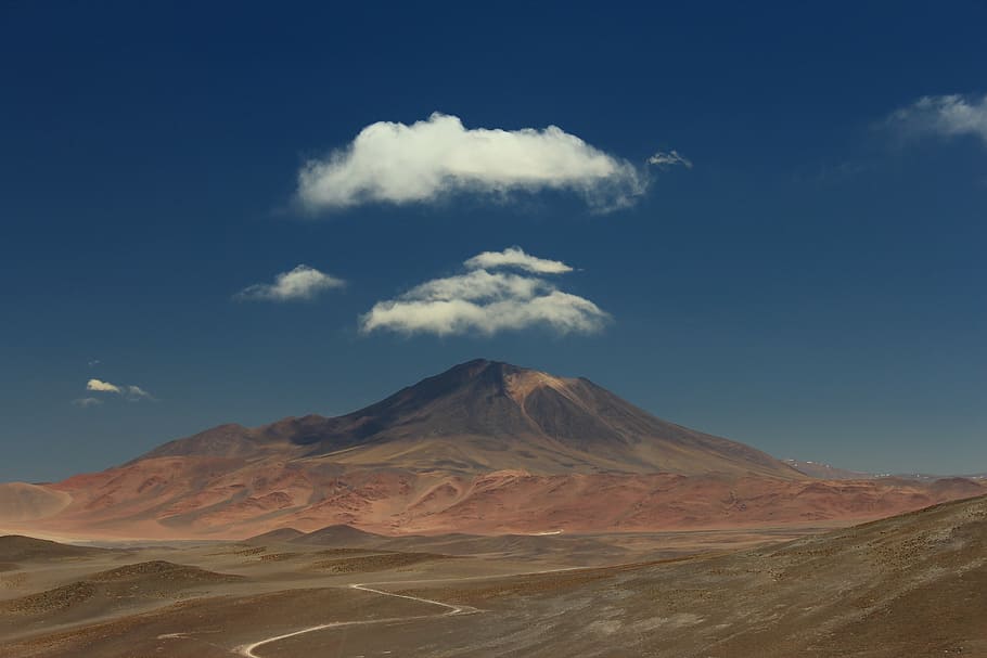 time lapse photography, clouds, mountain, highland, cloud, sky, summit, ridge, landscape, nature