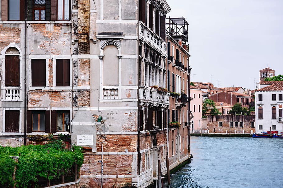 perjalanan, Venesia, Italia, liburan, arsitektur, bangunan, kota tua, Eropa, veneto, venezia