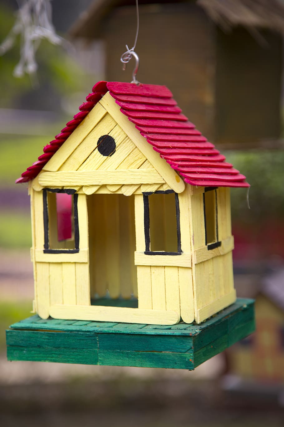 birdhouse, house, family, nest, wood, wooden, shelter, nature, toy, architecture