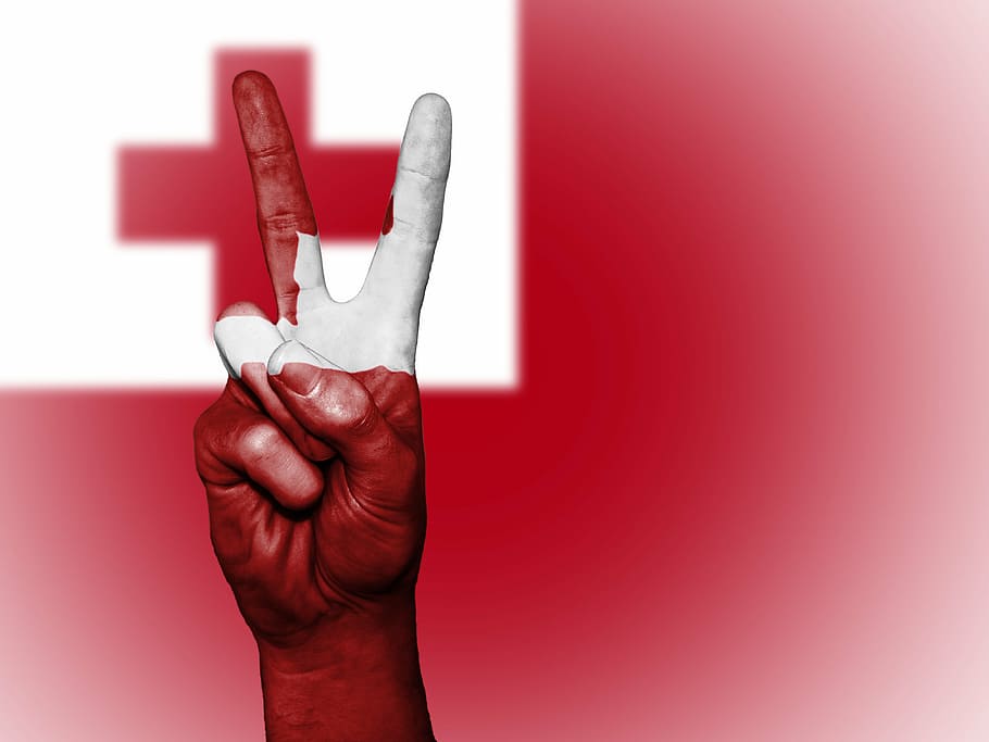 tonga, peace, hand, nation, background, banner, colors, country, ensign, flag