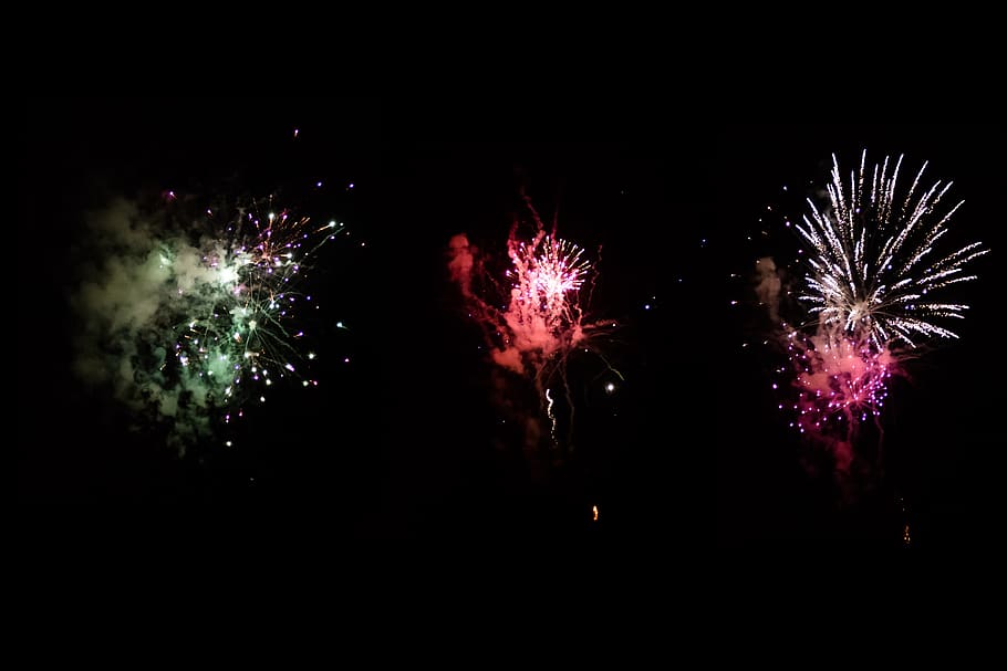 still, fireworks, sparkle, crackle, light, show, flames, smoke, slow, shutter
