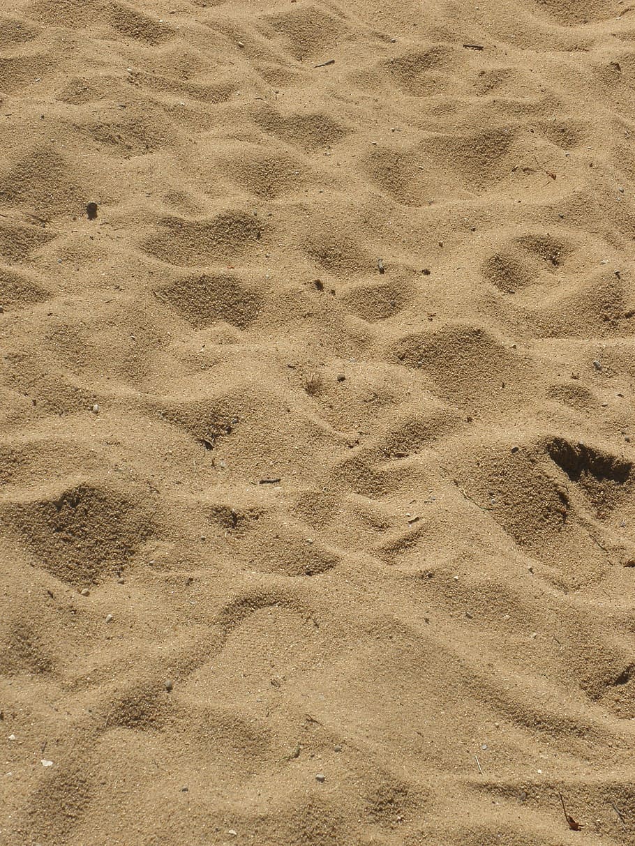 pile, brown, sand, beach, holiday, morocco, land, full frame, backgrounds, pattern