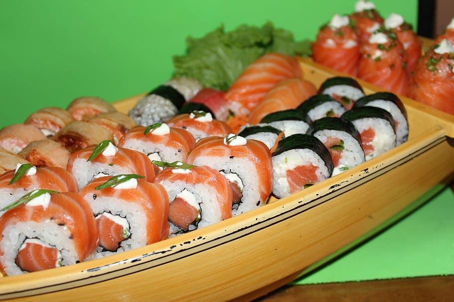 barca, sushi, combo, japanese, food, oriental, combined, sashimi, seafood, japan