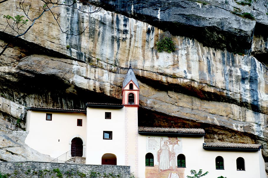 rovereto, italy, hermitage s, colombano, architecture, built structure, building exterior, building, the past, history