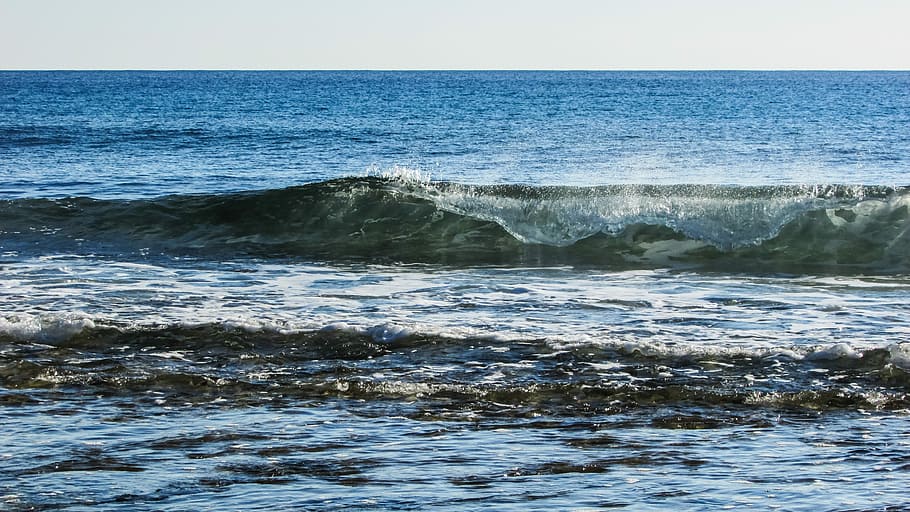 キプロス アギアナパ 波 海 水 自然 水の水平線 自然の美しさ 静けさ 水上の地平線 Pxfuel