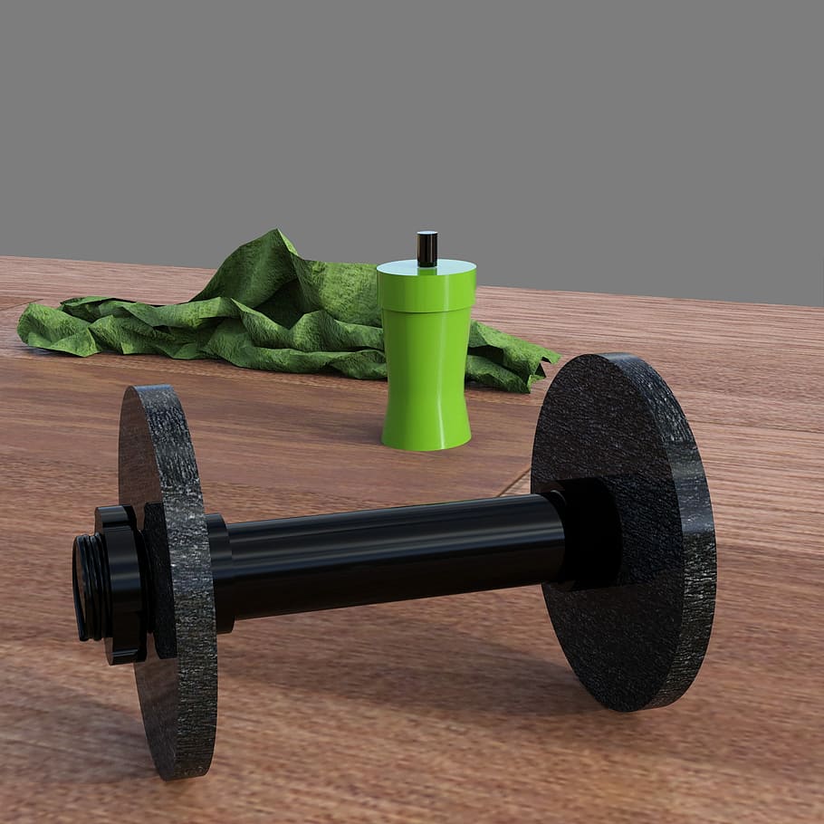 Dumbbell, Bottle, Towel, Sport, Training, force, body building, strength training, weights, fitness room