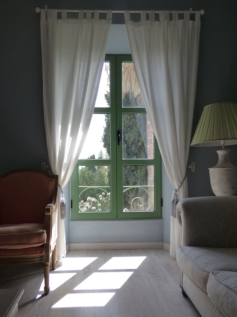 window, room, sunlight, glass, curtain, domestic room, indoors, home interior, luxury, furniture