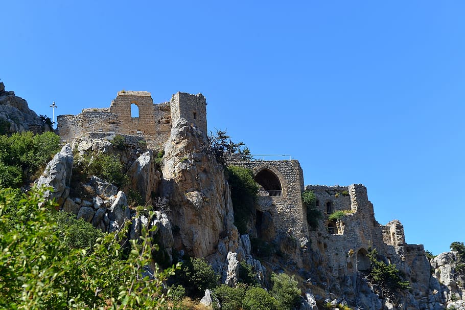 chipre, castillo, itinerario, arquitectura, estructura construida, historia, pasado, antiguo, cielo, naturaleza