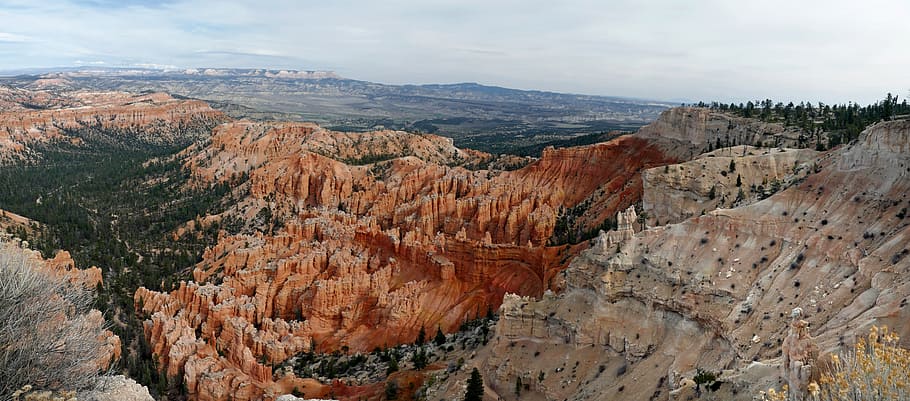 Bryce Canyon National Park, aerial, photography, Bryce, Canyon, National, Park, sky, daytime, scenics - nature