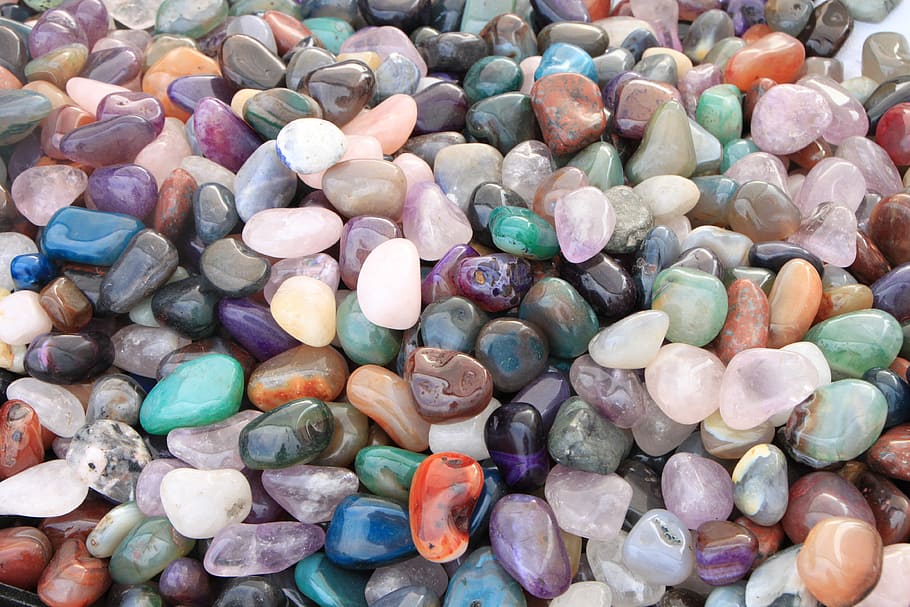 multicolored, pebbles, gemstone, geology mineral, expensive, collection, mineral, gem, natural, precious