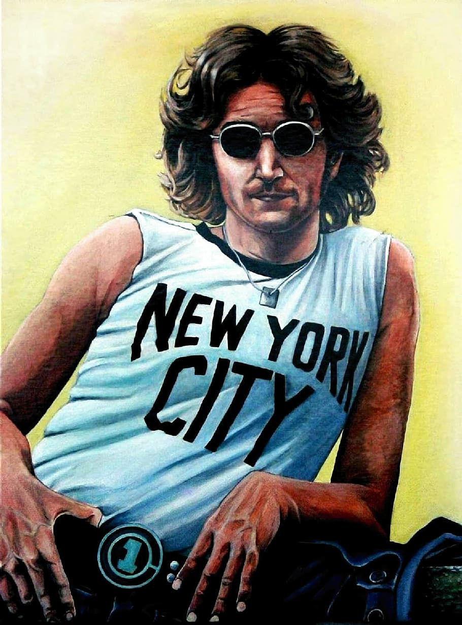 john lennon acrylic paints, John Lennon, Acrylic Paints, acrylic, art,  drawing, new york city, paints, public domain, men | Pxfuel