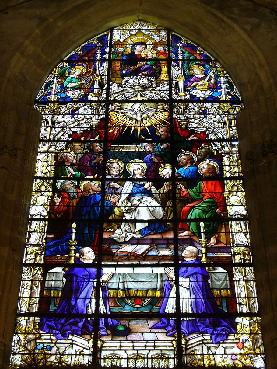 Vidro, Janela da igreja, janela de vidro, igreja, vitral, janela, cristão, janelas, religião, espiritualidade