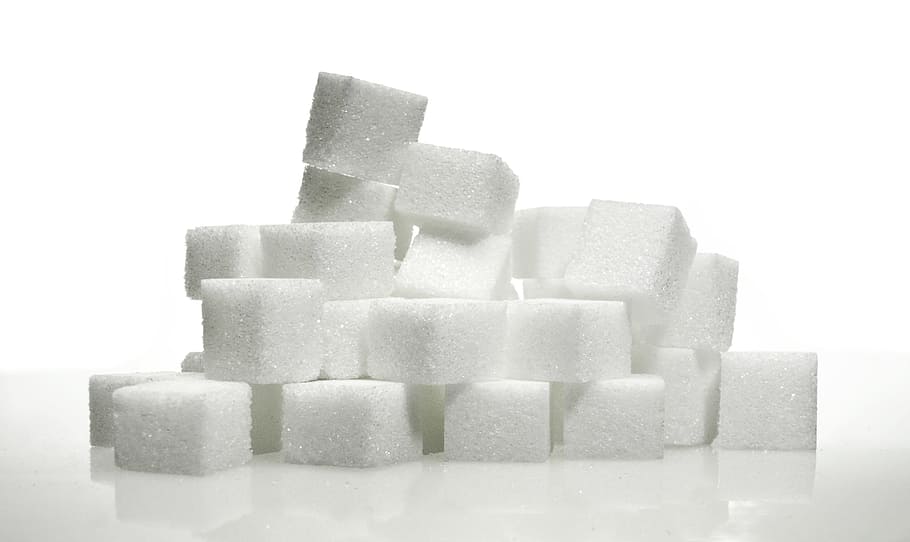 pilha, cubos de açúcar, açúcar em cubos, açúcar, cubos, doce, comida, branco, açúcar Cubo, forma de cubo