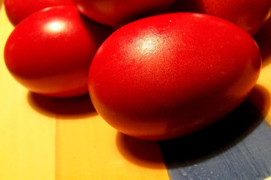greek, easter eggs, red, orthodox, easter, holiday, celebration, egg, colorful, colored