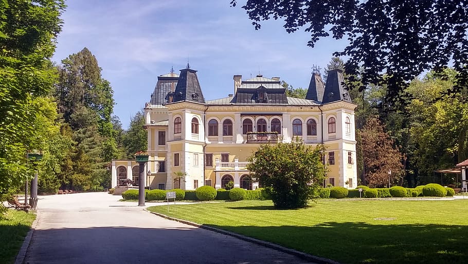 Betliar, Manor-House, Lock, Monument, slovakia, architecture, tree, house, building exterior, built structure