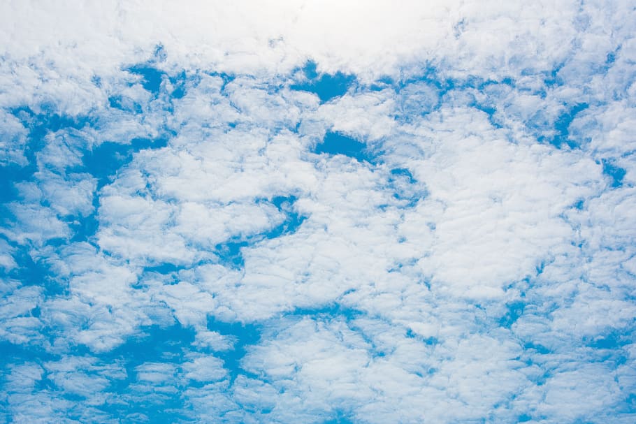 clouds, blue day, sky, baiyun, blue white-a surname, blue, cloud - sky, backgrounds, full frame, white color